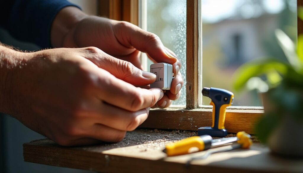 L'installation d'un contacteur d'alarme sans fil pour protéger sa maison