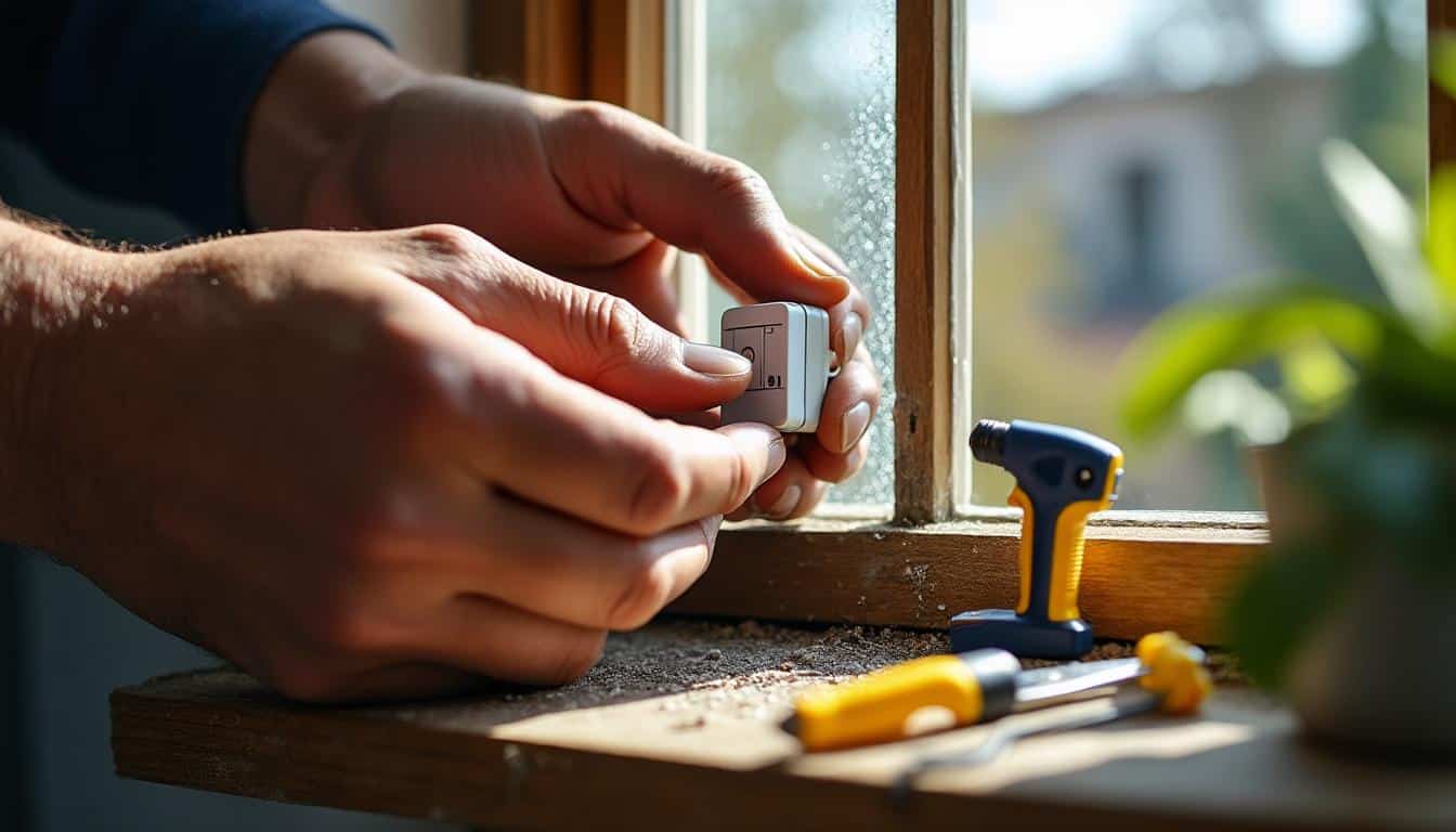 L'installation d'un contacteur d'alarme sans fil pour protéger sa maison