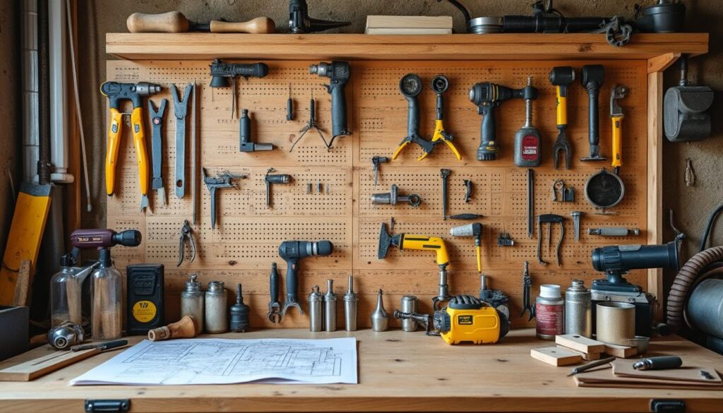 Créer un plan d’organisation de son établi d’outillage domestique