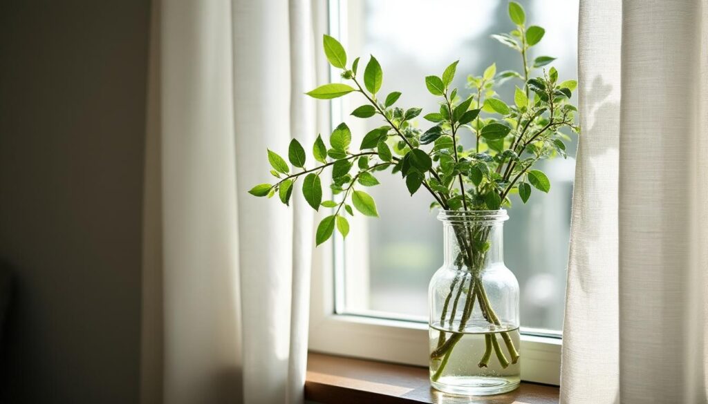 Vase suspendu : optimiser la plante avec une lumière indirecte