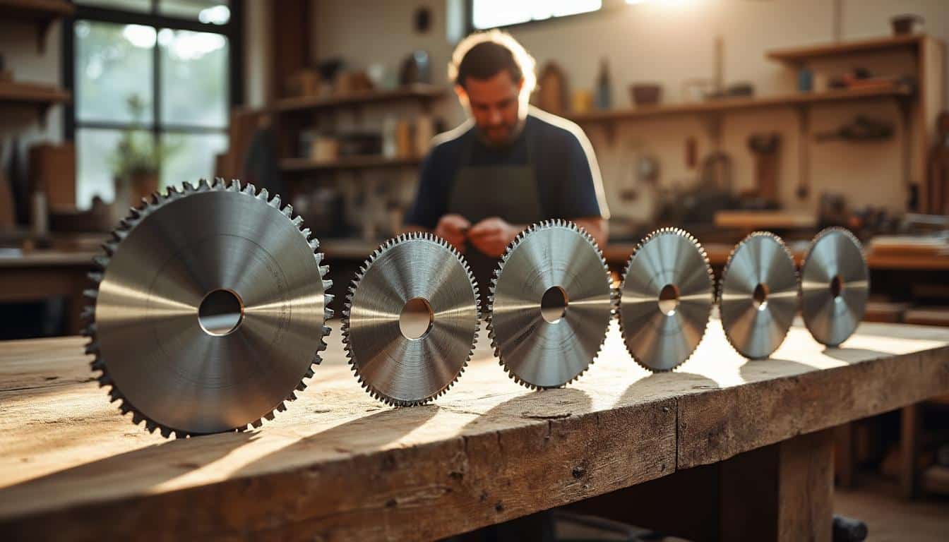 Illustration: Les caractéristiques techniques clés pour choisir la lame circulaire adaptée