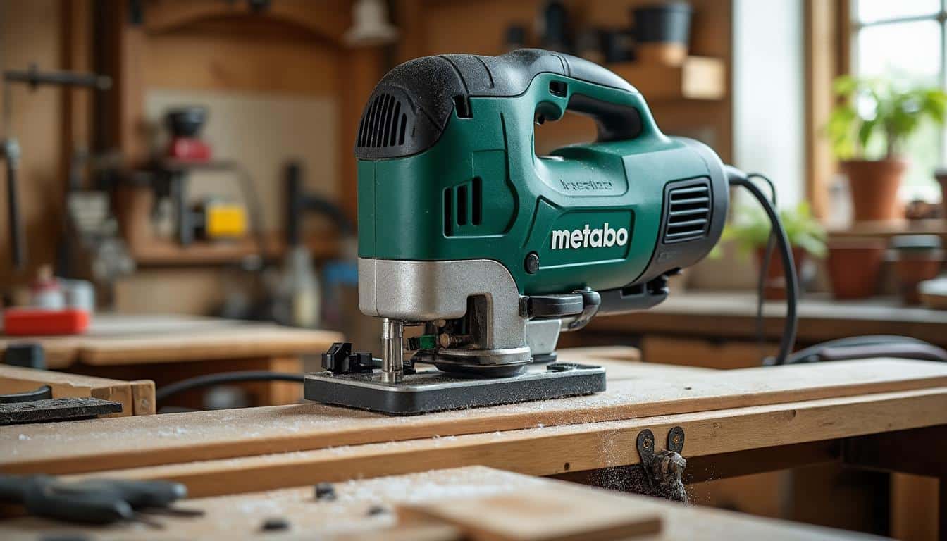 Illustration: Les caractéristiques techniques clés des modèles de scie à ruban Metabo