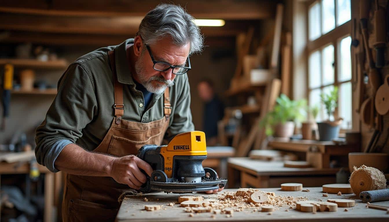 Illustration: Comprendre l’utilité et les spécificités de la scie à chantourner Einhell