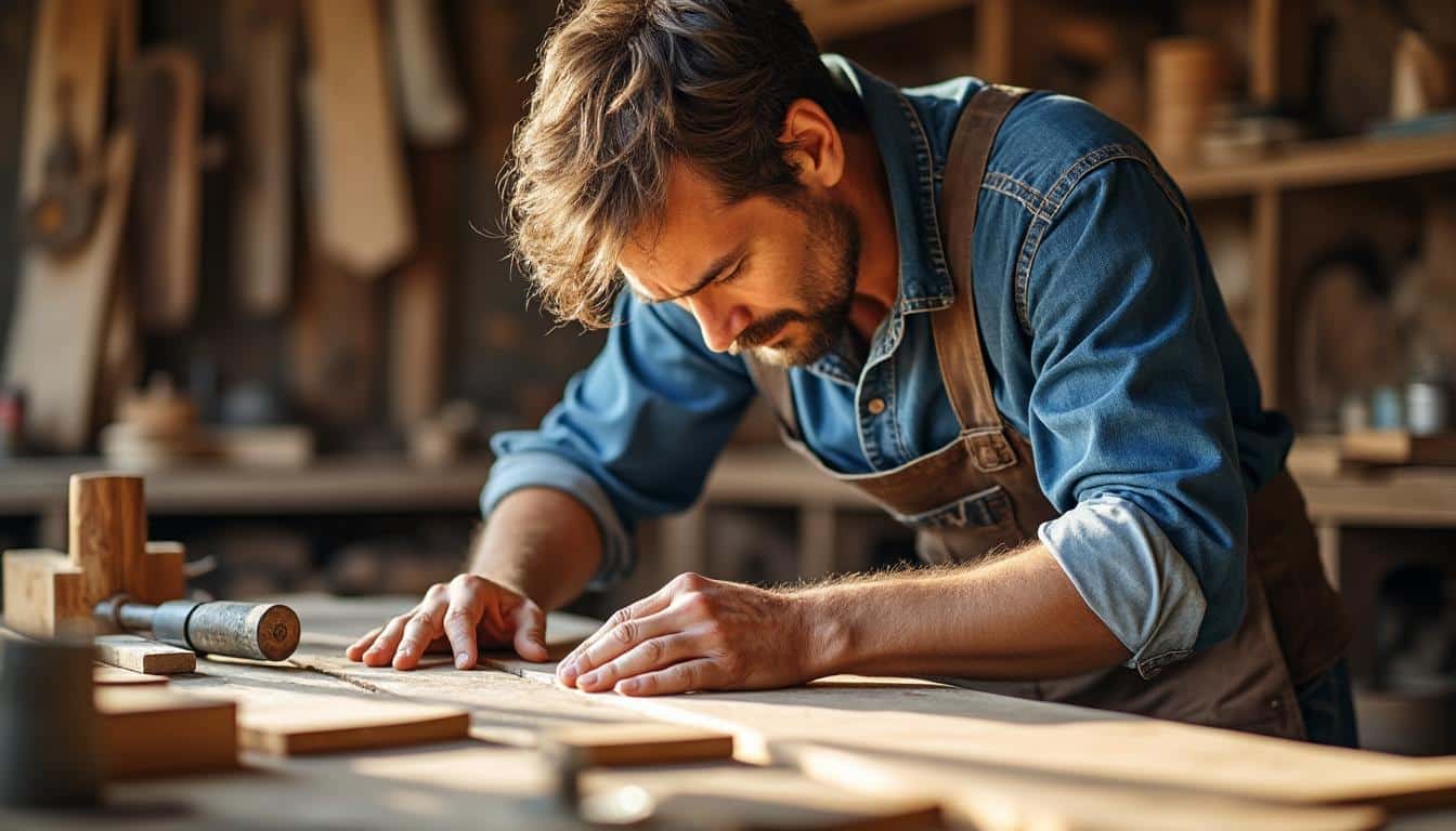 Illustration: Comment scier le bois droit avec précision : méthodes et astuces essentielles