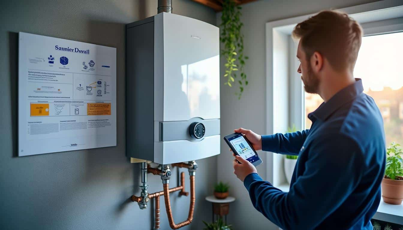 Illustration: Comprendre le fonctionnement et la technologie des chaudières à condensation Saunier Duval