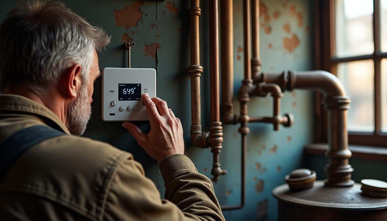 Illustration: Comprendre le fonctionnement d’un thermostat connecté pour chaudière à fioul