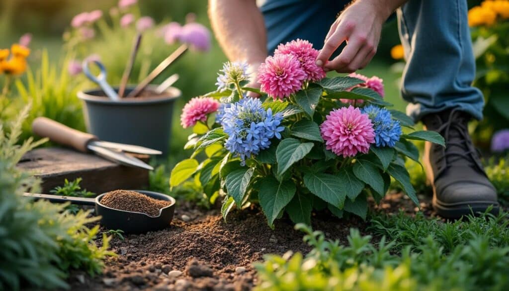 Engrais pour hortensia : choisir et utiliser pour une floraison éclatante