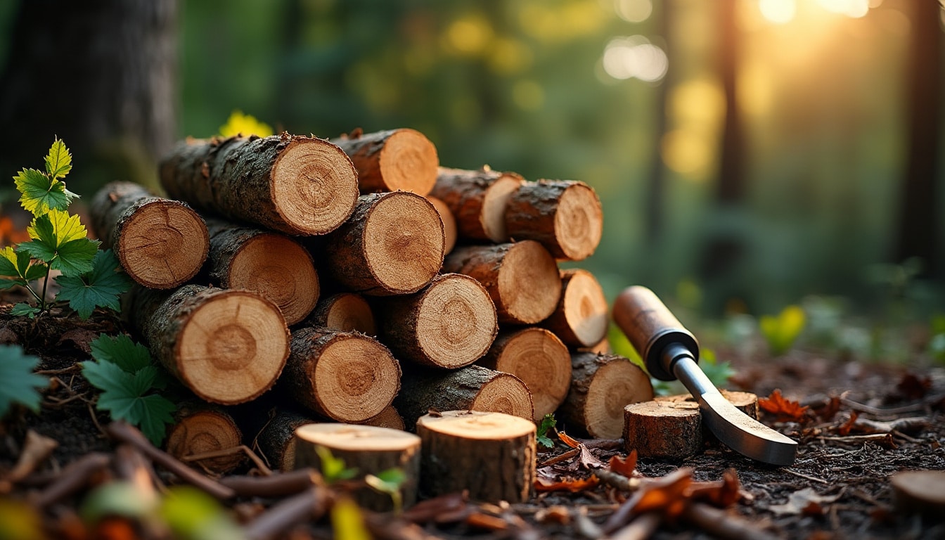 Châtaignier comme bois de chauffage : avis et conseils pratiques