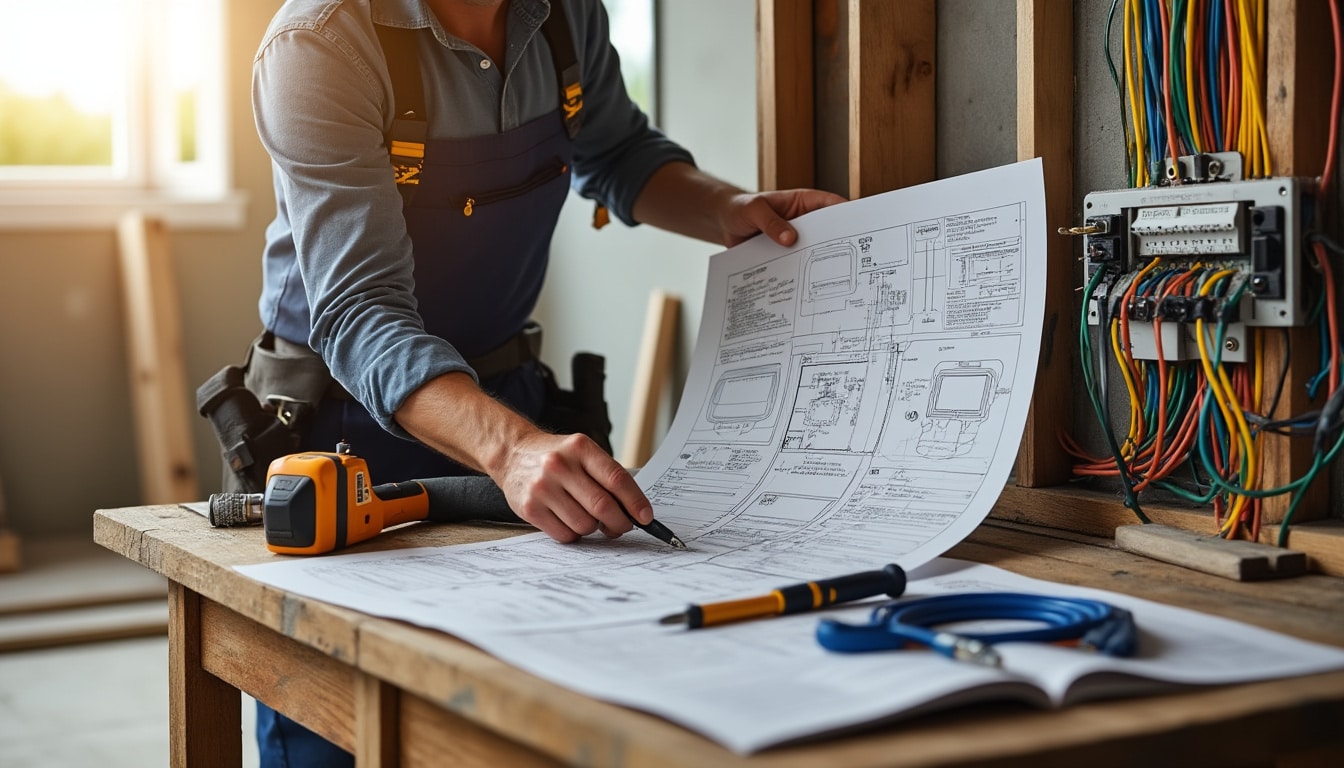 Schéma de l’installation triphasée domestique : guide complet et pratique