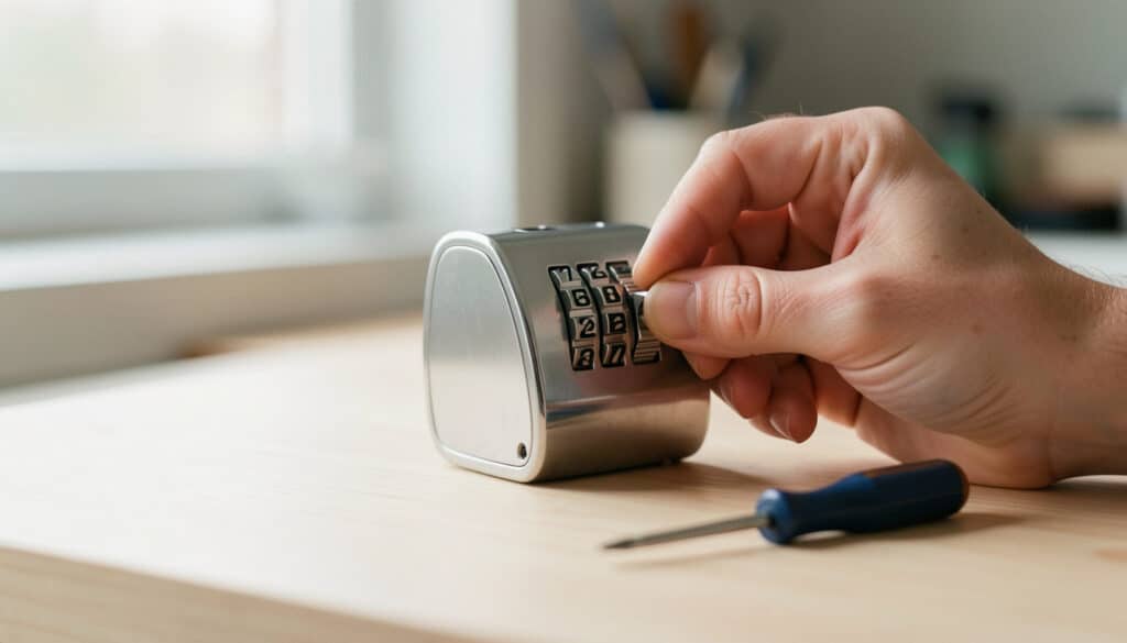 Comment changer le code d’un cadenas sans erreur