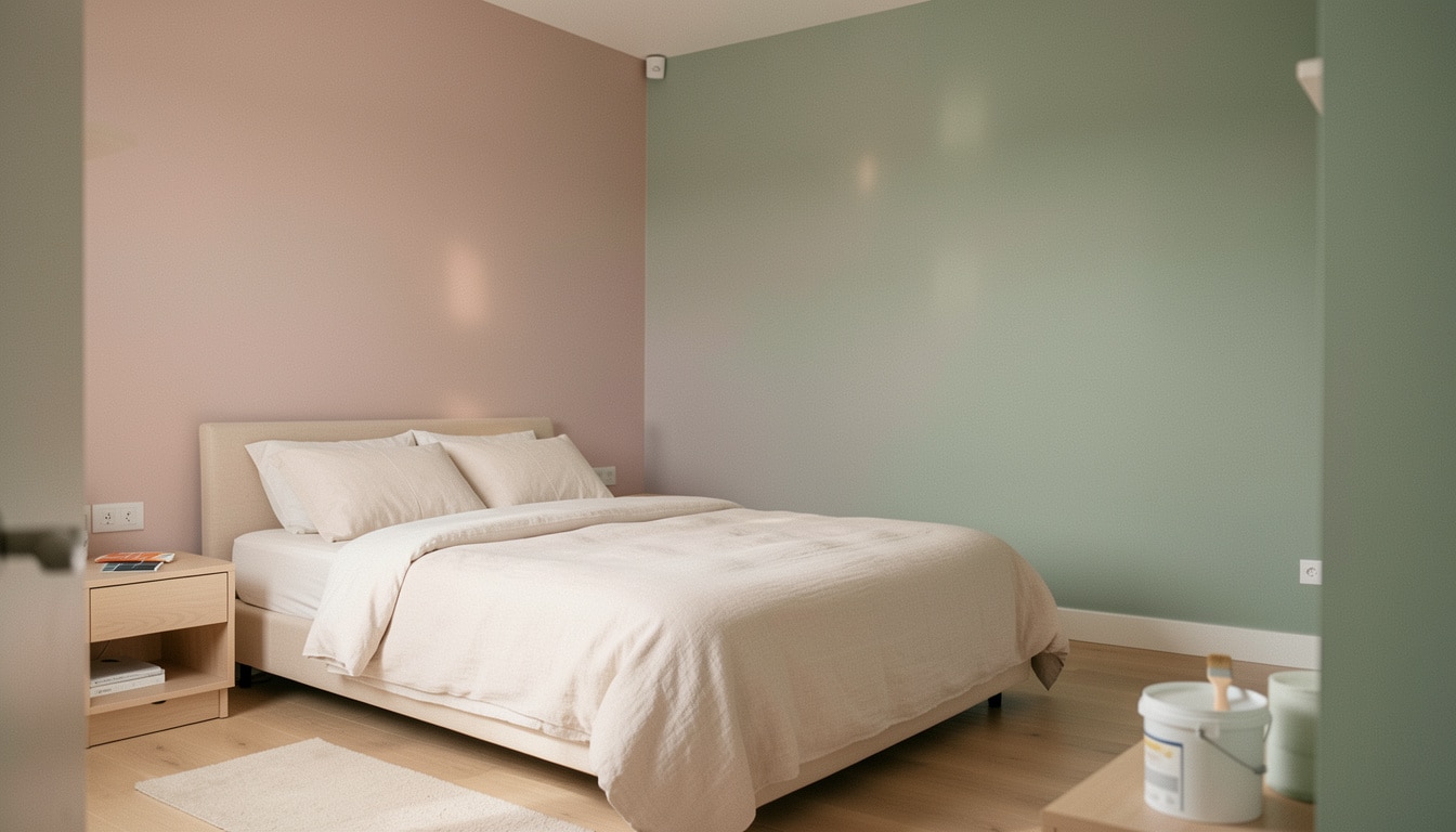 Peinture murale de chambre : couleurs et finitions
